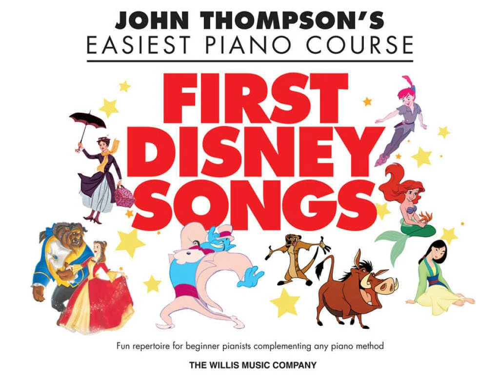 Thompson John Easiest Piano Course First Disney Songs Easy Pf Bk