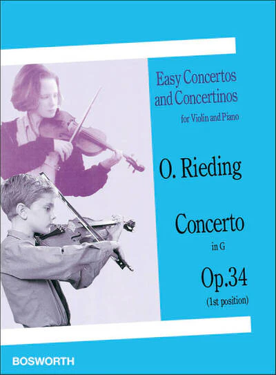 OSKAR RIEDING: VIOLIN CONCERTO IN G OP.34 (VIOLIN/PIANO) - Image 2