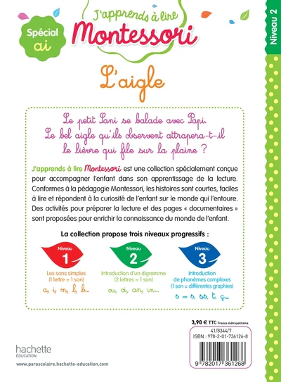 J'apprends à lire Montessori - Niveau 2 - L'aigle - Image 2