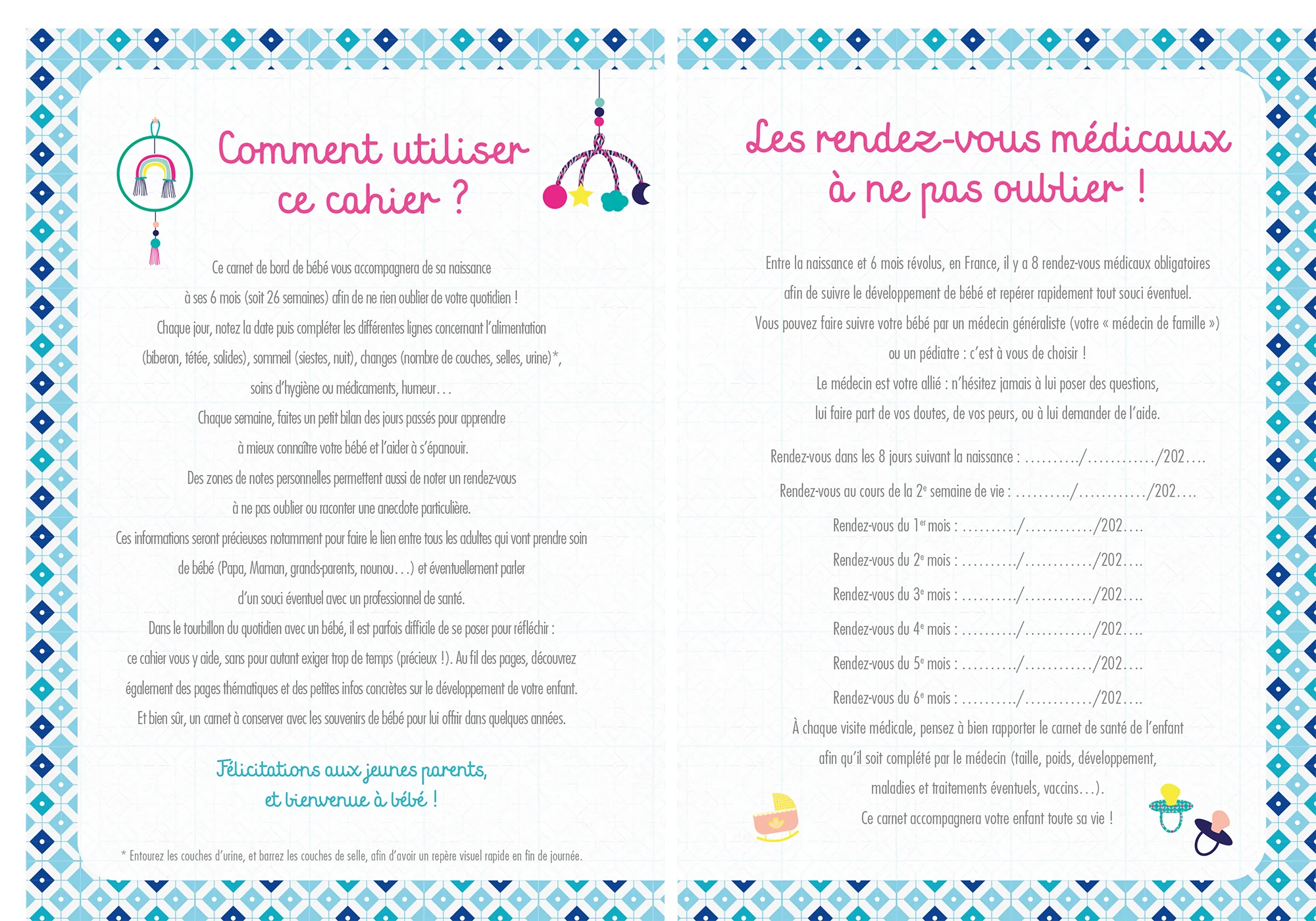 Carnet des premiers jours de mon bébé - Image 8