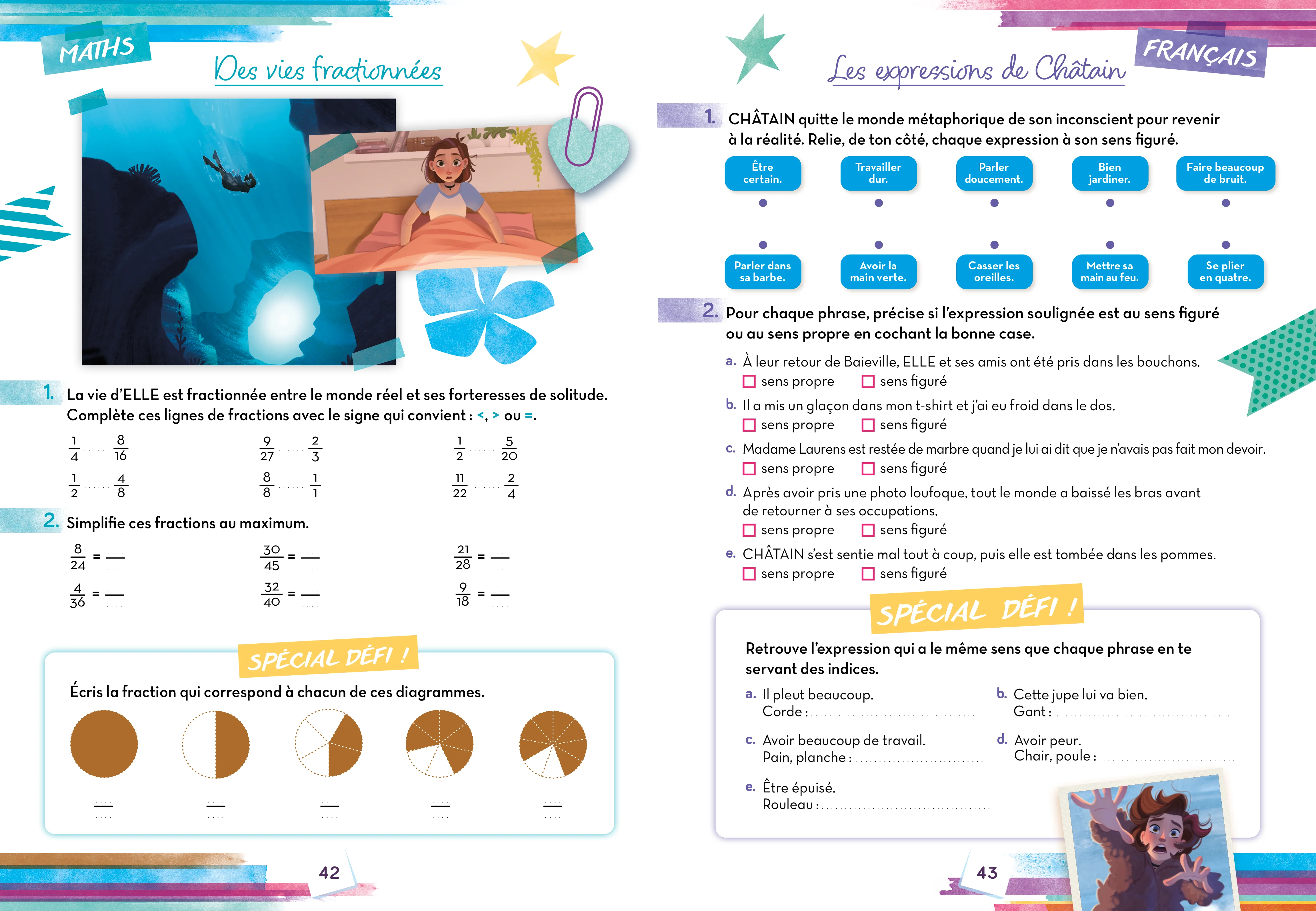 Mon cahier de Vacances ELLES - Du CM2 Ă la 6e - Image 7