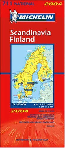 Carte routière : Scandinavie, Finlande, N°11711