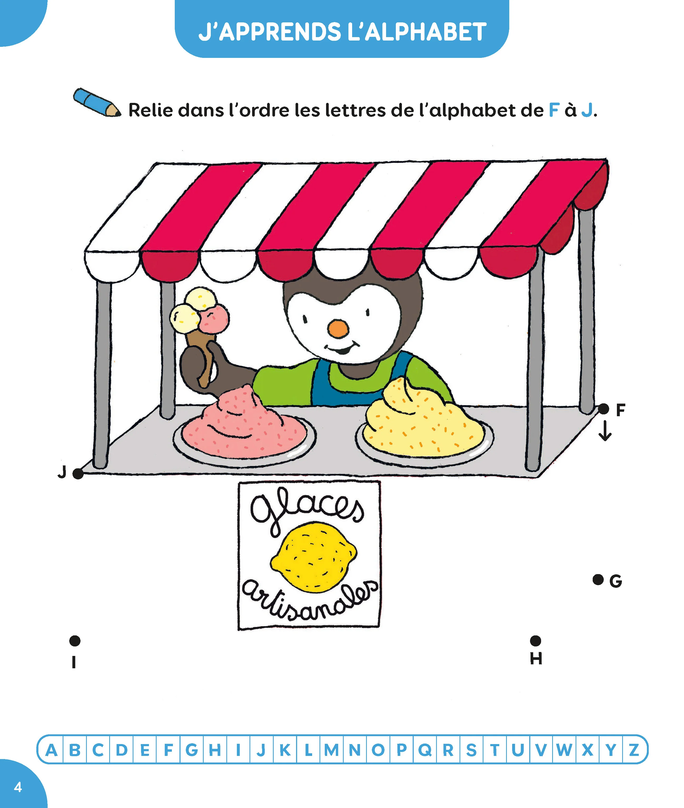 T'choupi Mes points Ă relier - Lettres et nombres 3-4 ans PS - Image 3