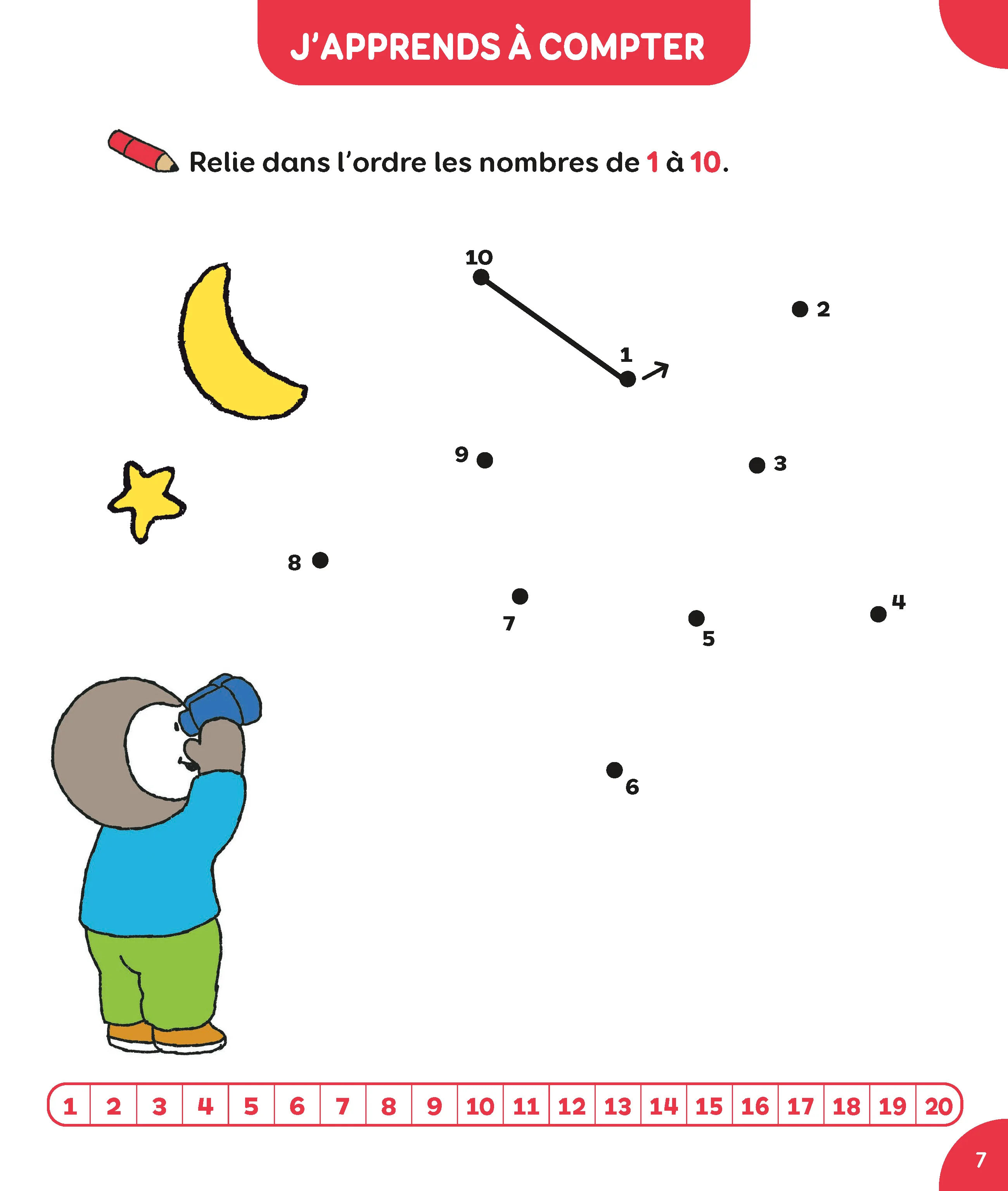 T'choupi Mes points Ă relier - Lettres et nombres 3-4 ans PS - Image 4
