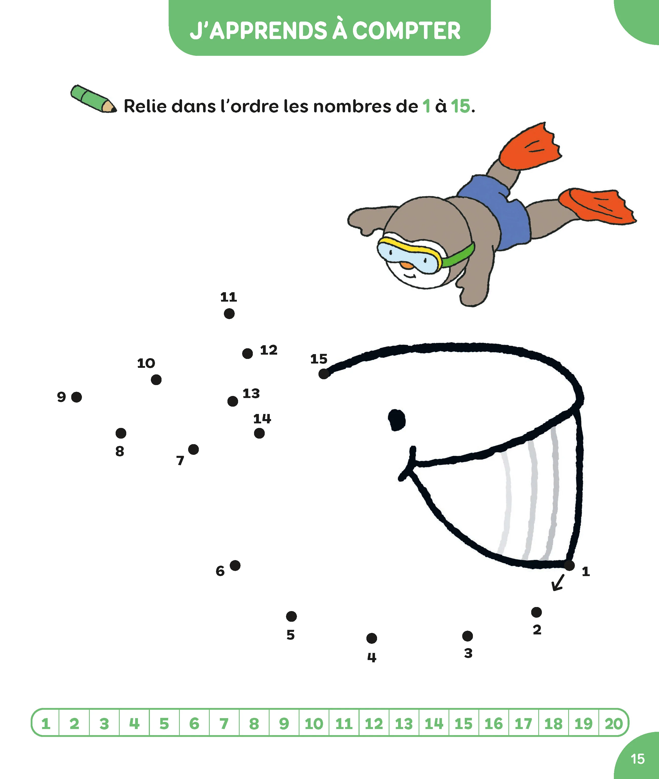 T'choupi Mes points Ă relier - Lettres et nombres 3-4 ans PS - Image 5