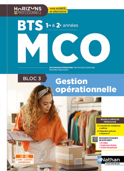 Bloc 3 - Gestion opérationnelle - BTS MCO 1re et 2e années - Coll. Horizons Professionnels BTS - Ed. 2026