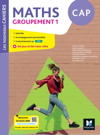 Les Nouveaux Cahiers - Maths CAP Groupement 1 - Ed. 2026 - Livre élève