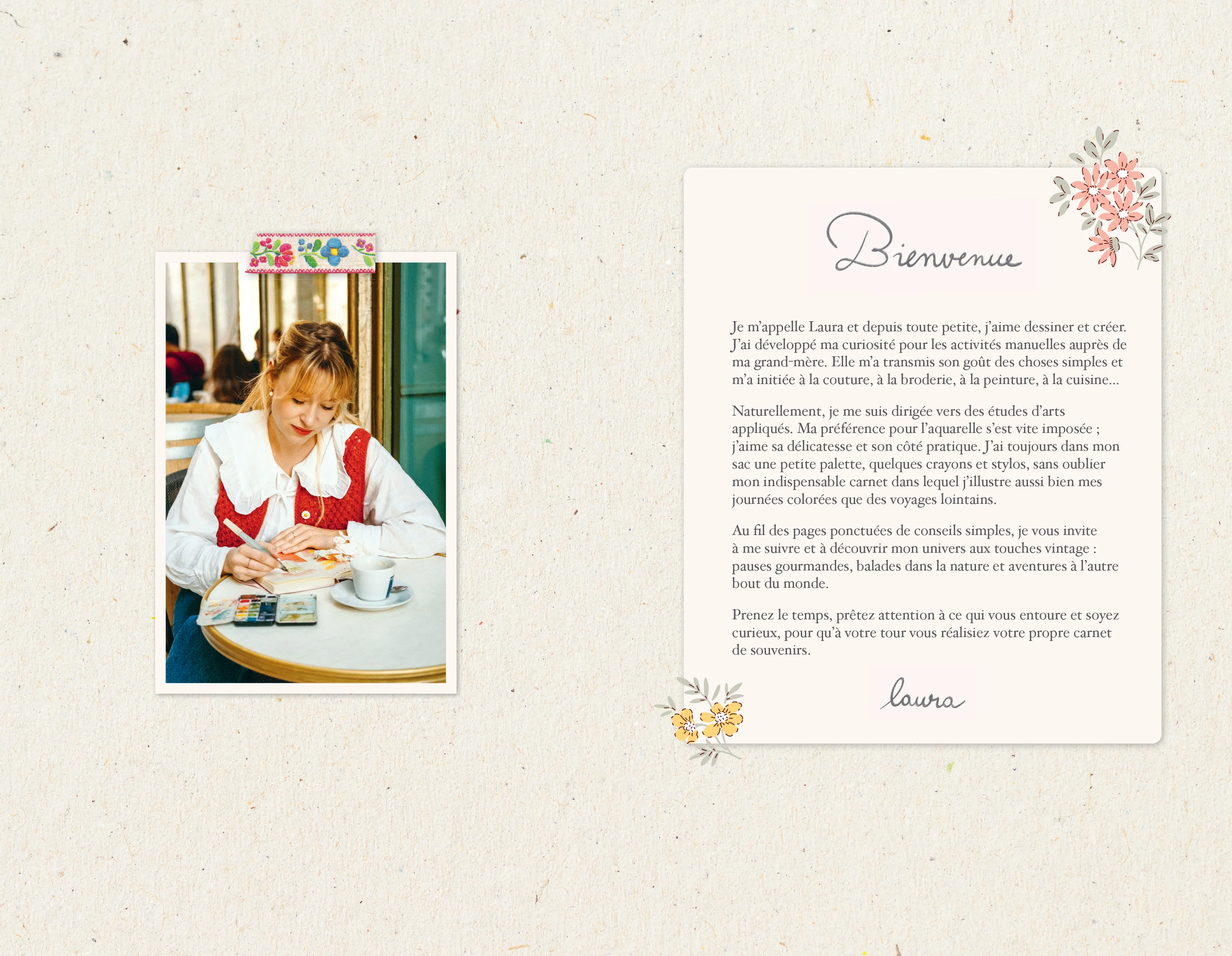 Coffret "luxe" Mon quotidien Ă l'aquarelle avec LauraTravelbook - Image 2