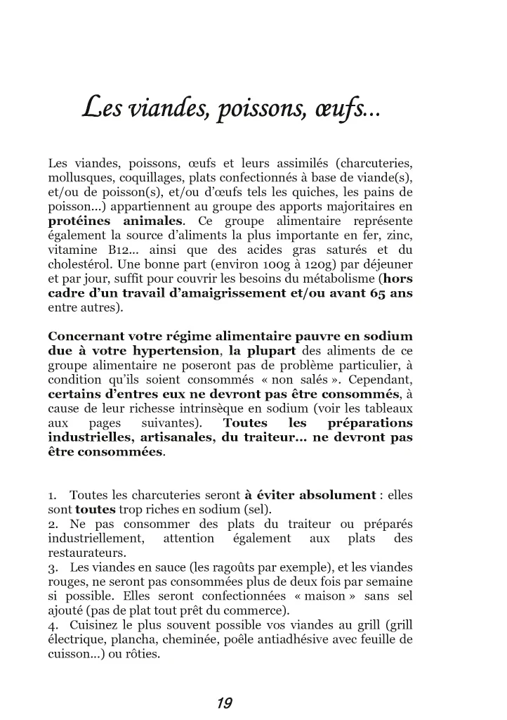 Recettes et menus pour l'hypertension. - Image 15