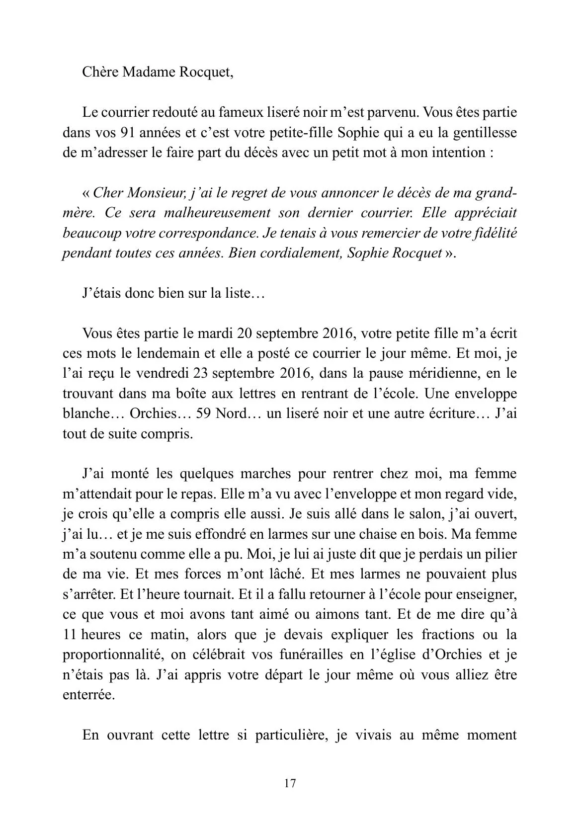 Chère Madame Rocquet... et autres nouvelles - Image 4