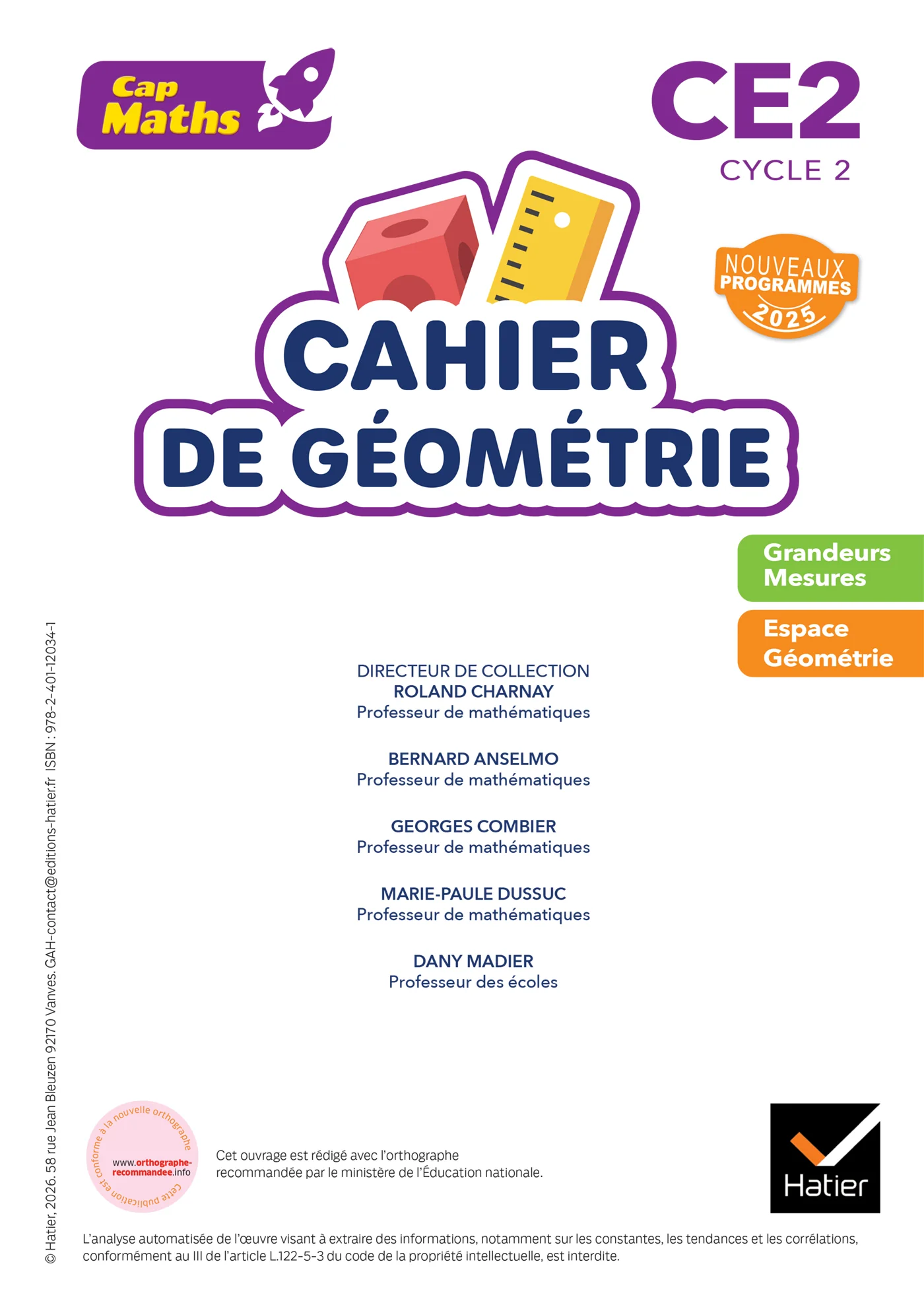 Cap Maths CE2 - Ed. 2026 - Cahier de géométrie - Image 53
