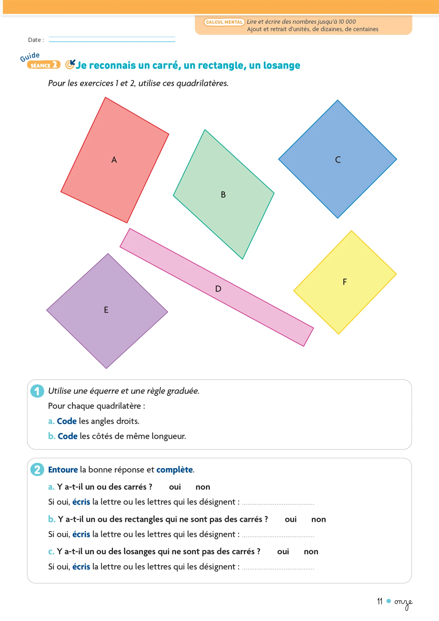 Cap Maths CE2 - Ed. 2026 - Cahier de géométrie - Image 63
