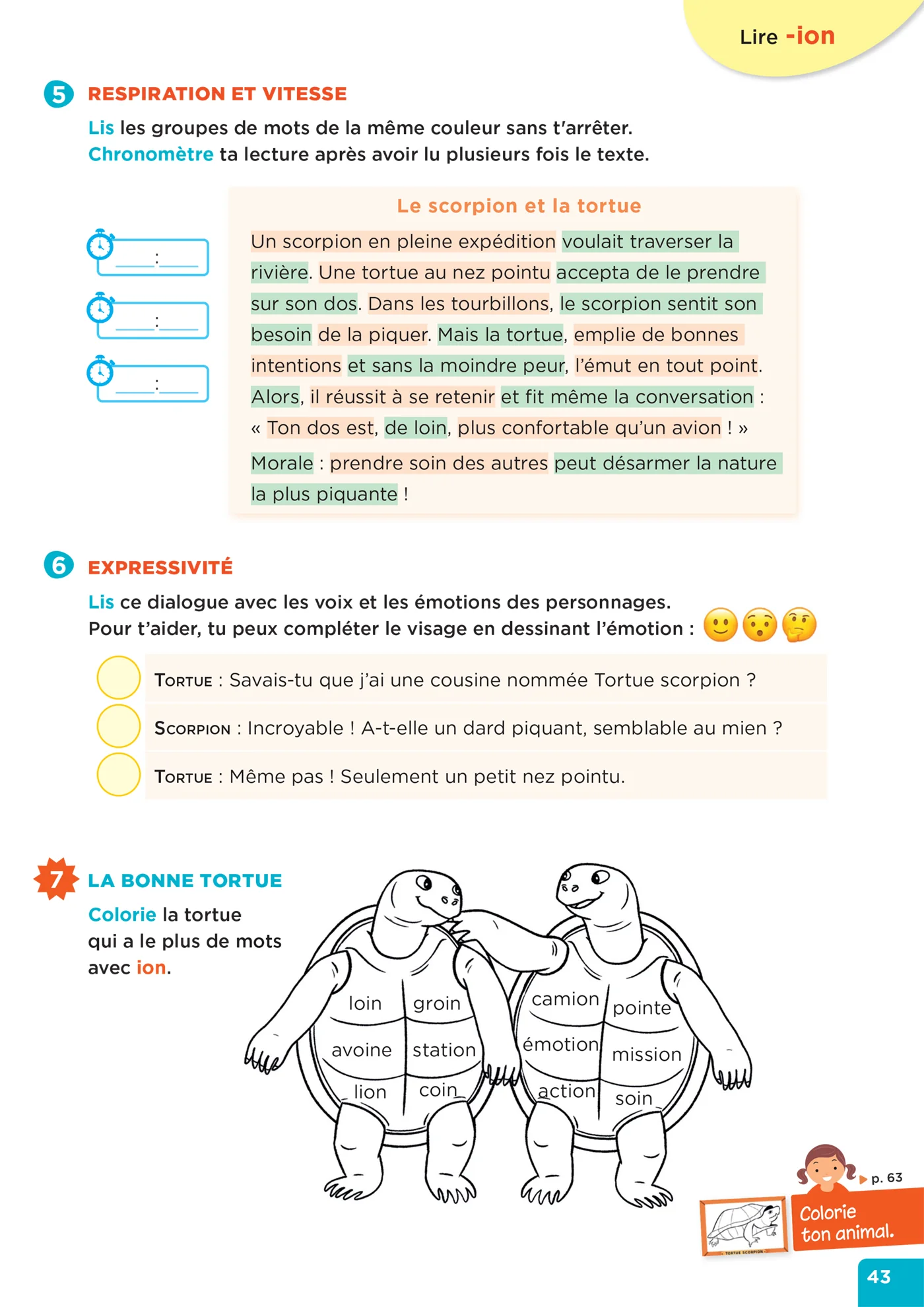 En route pour la fluence ! CE1 - Les animaux de nos régions - Ed. 2026 - Cahier élève - Image 18