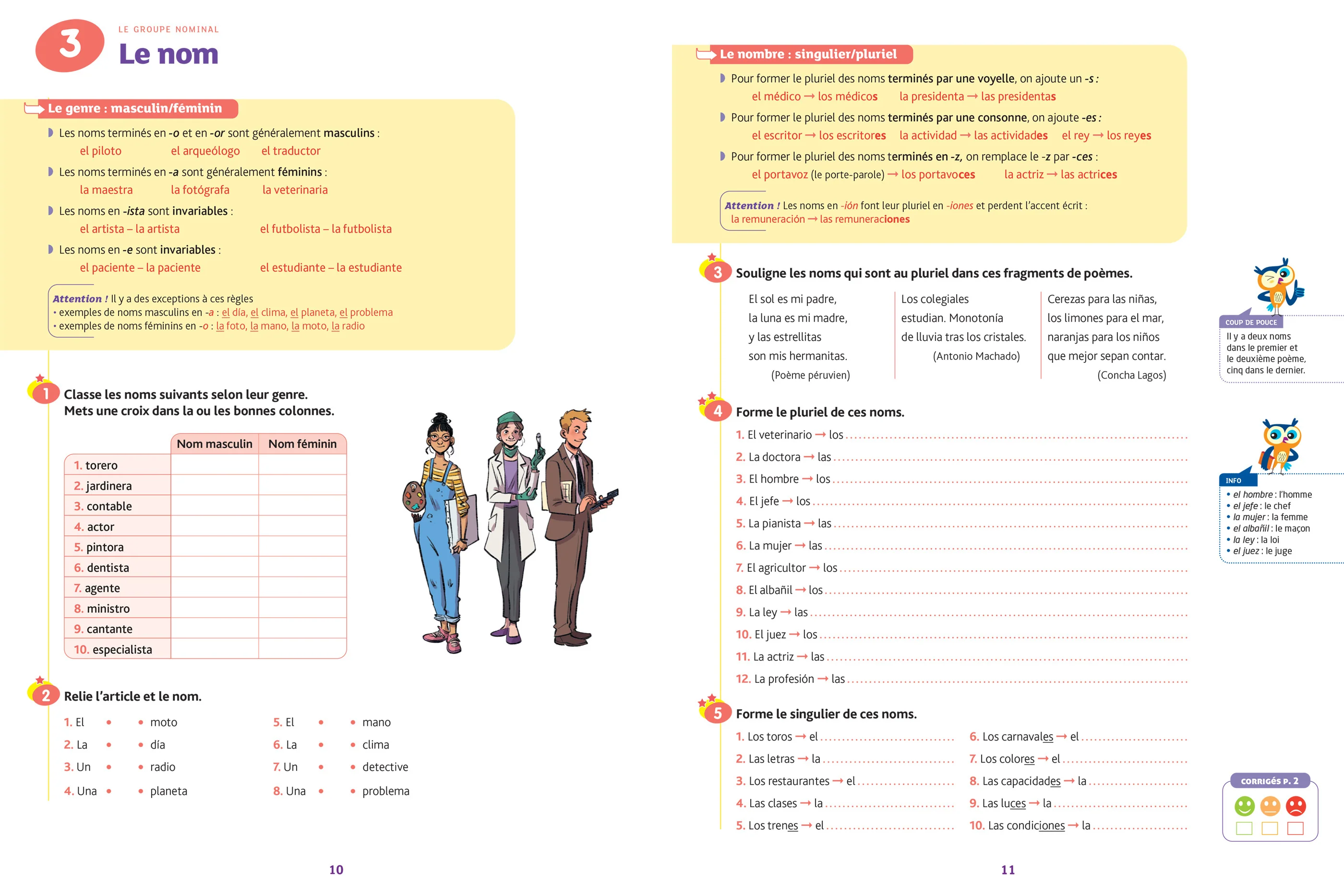 Chouette - Espagnol 5e - LV2 (A1 vers A2) - Nouveau programme - Image 3