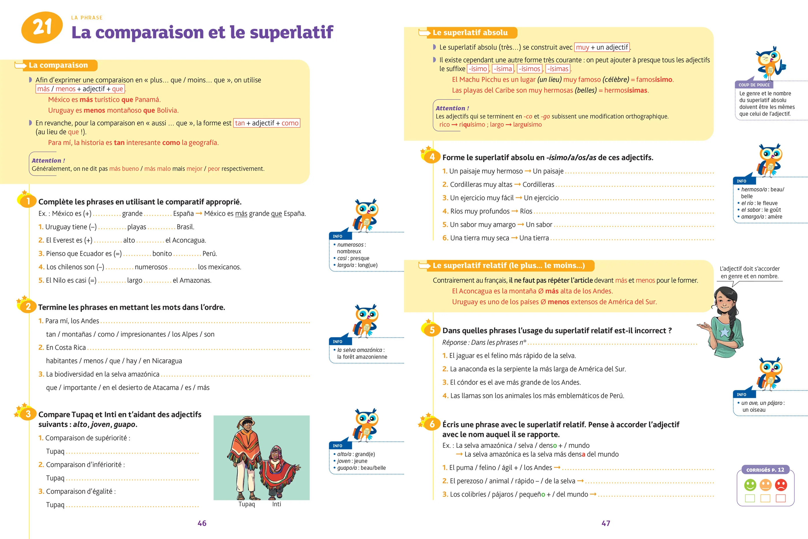 Chouette - Espagnol 5e - LV2 (A1 vers A2) - Nouveau programme - Image 5
