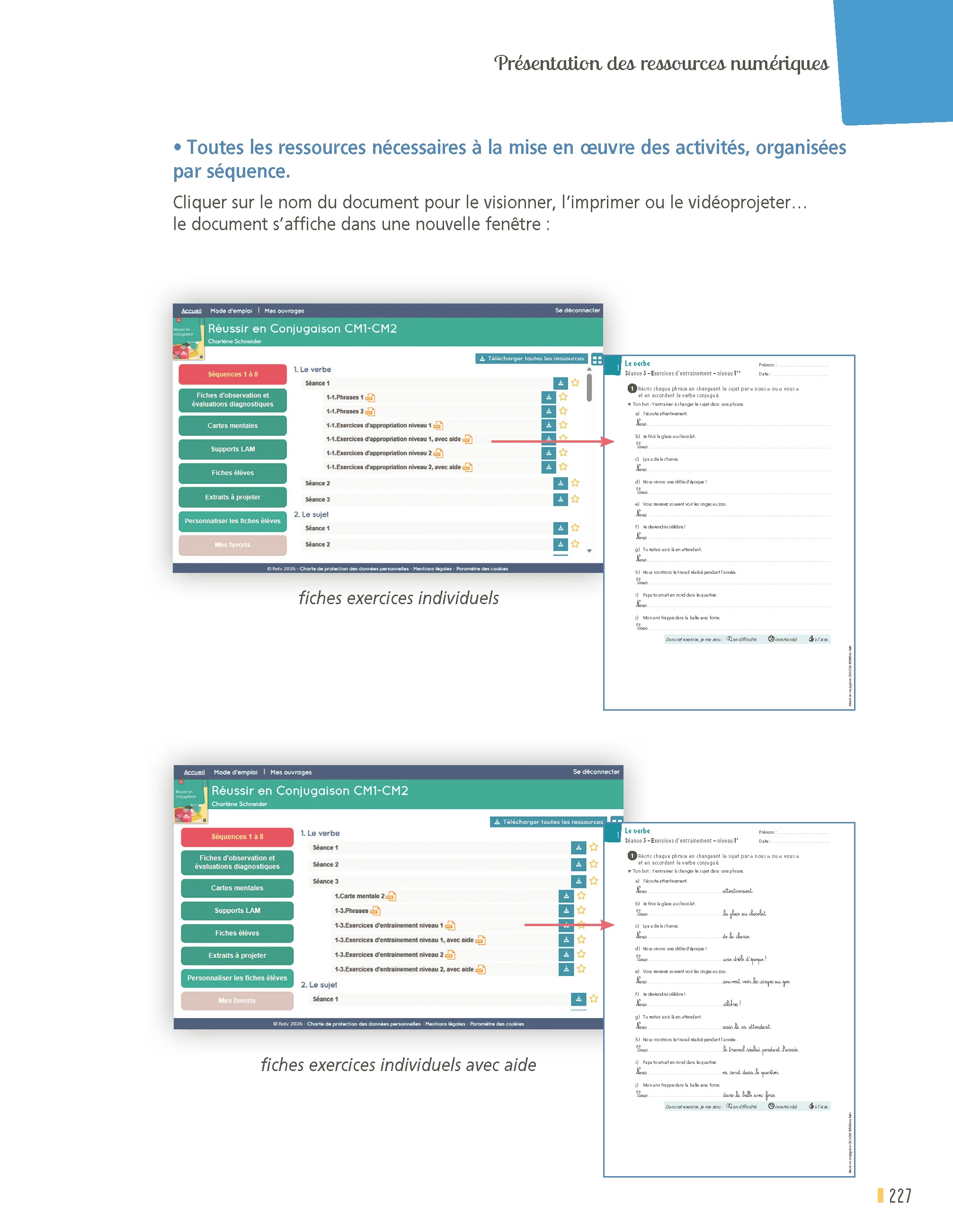 Réussir en conjugaison CM1-CM2 Programmes 2025 - + ressources numériques - Image 13