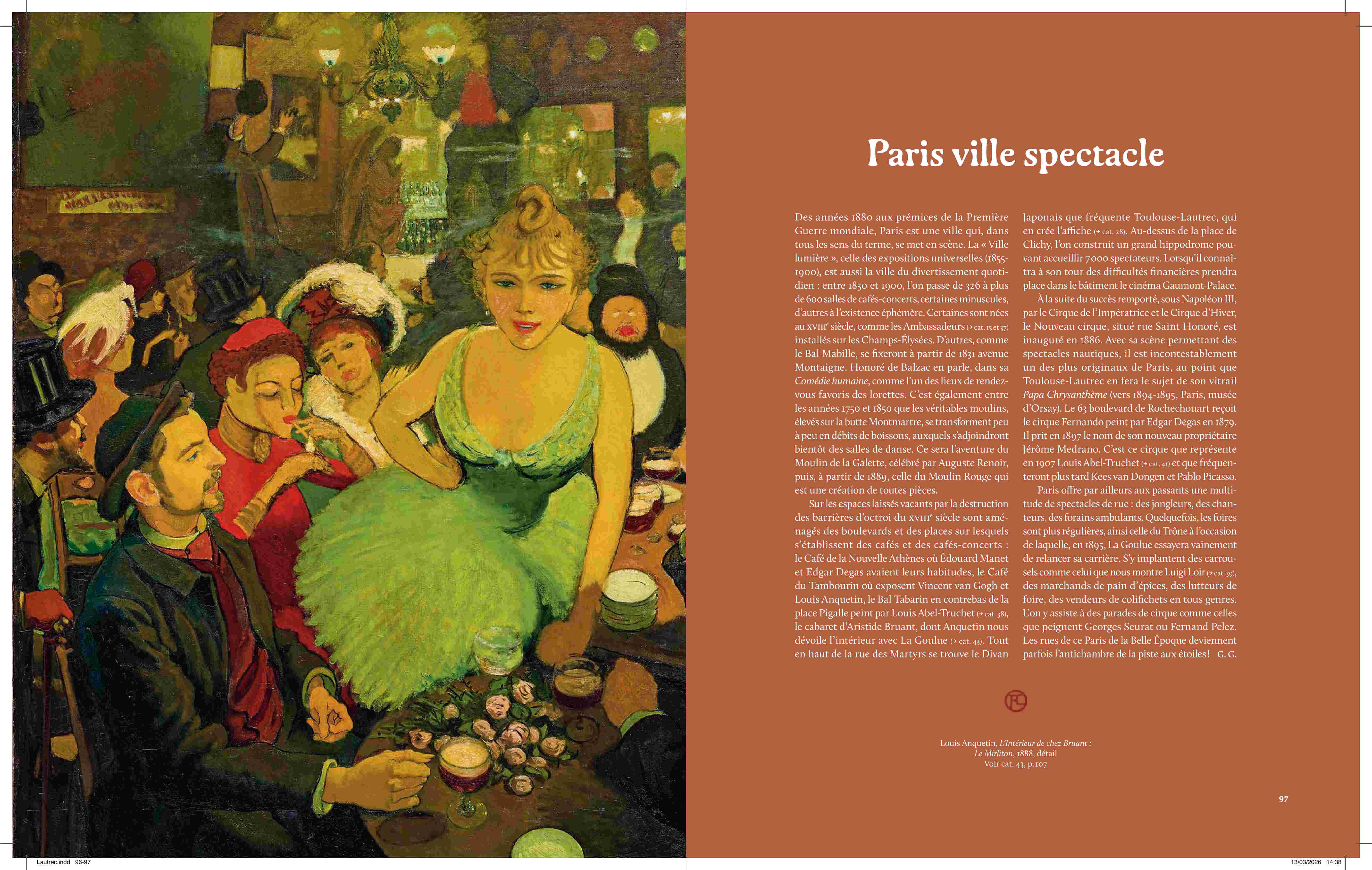 Toulouse-Lautrec (catalogue officiel d'exposition) - Image 8