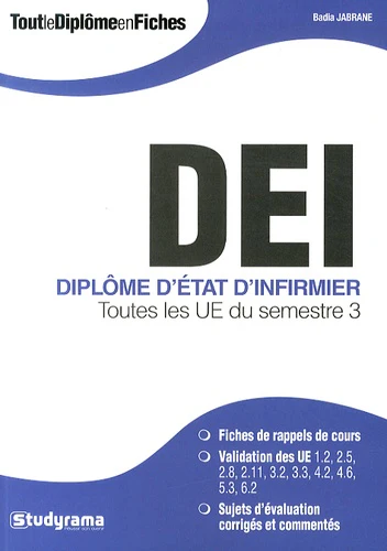 Dei Diplôme d'état d'infirmier (semestre 3) - Image 3
