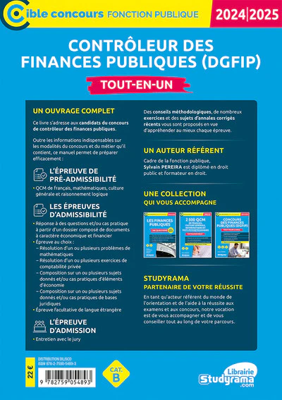 Contrôleur des finances publiques (DGFiP) – Tout-en-un (Catégorie B – Concours 2024-2025) - Image 5