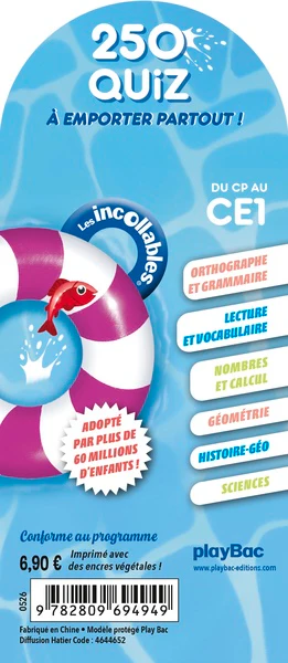 Les Incollables - 250 quiz pour réviser - Du CP au CE1 - 6/7 ans - Image 12