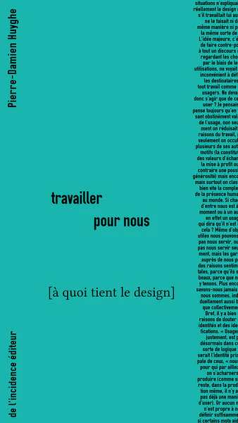 Travailler pour nous