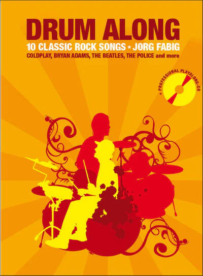DRUM ALONG : 10 CLASSIC ROCK SONGS - RECUEIL + CD - Image 2