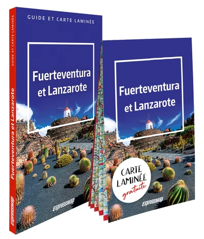 Fuerteventura et Lanzarote (guide et carte laminée)
