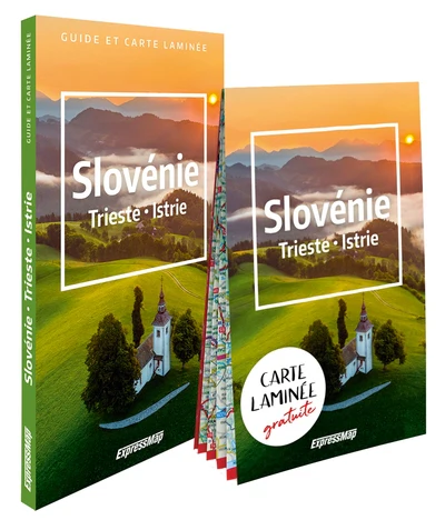 Slovénie, Trieste, Istrie (guide et carte laminée)
