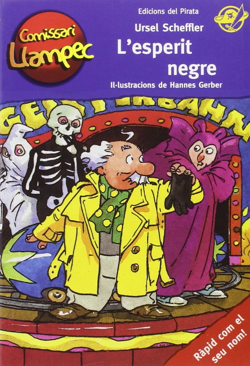 L'esperit negre: Llibre infantil de detectius amb casos per resoldre - Llibre per nens en català: 7 (Comissari Llampec)