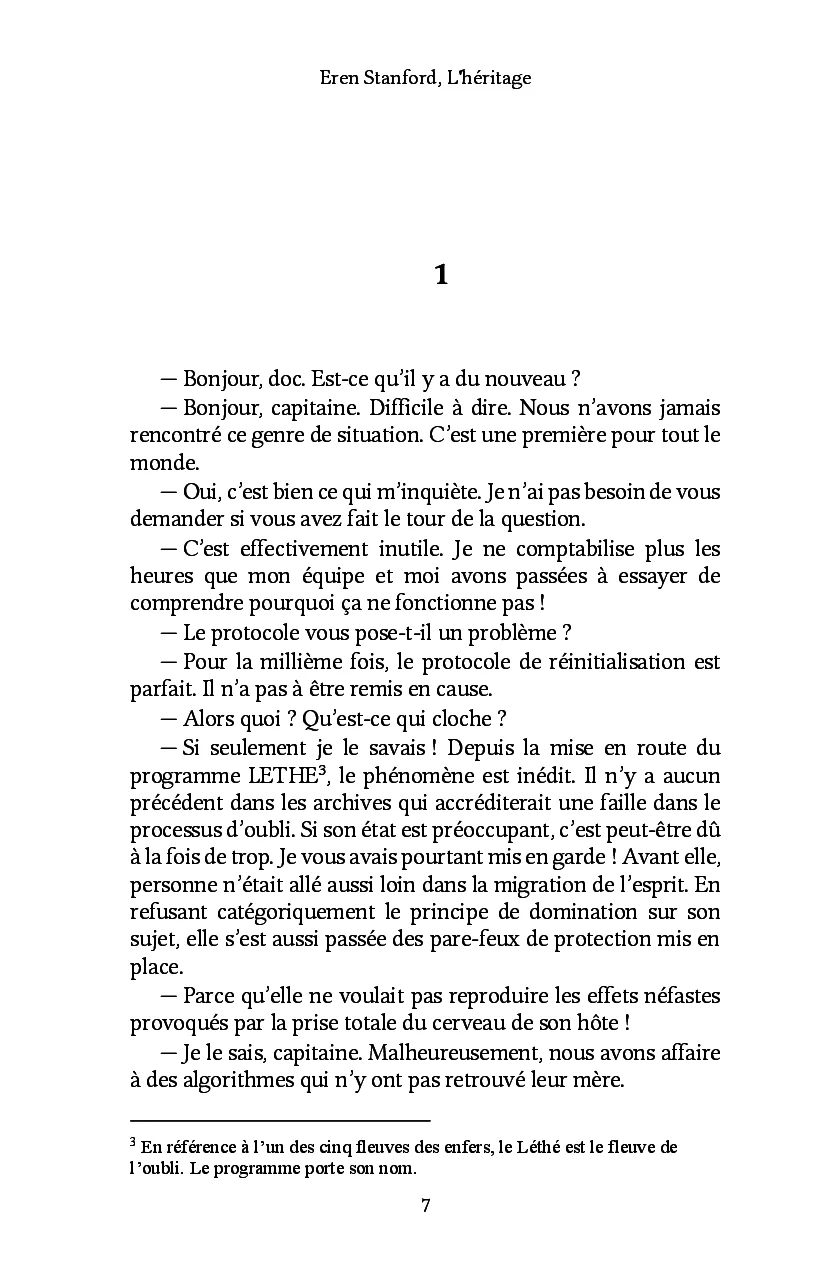Eren Stanford, L'héritage - Image 15