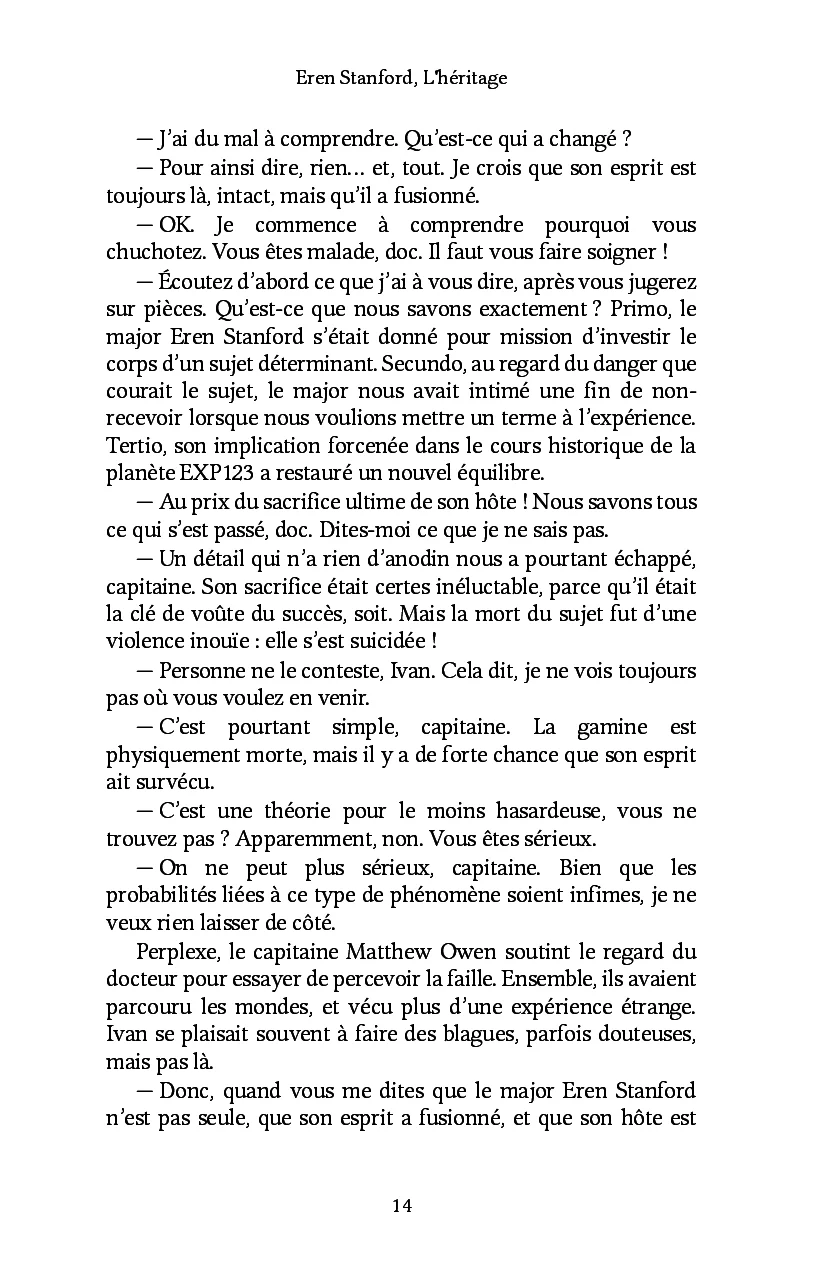 Eren Stanford, L'héritage - Image 22
