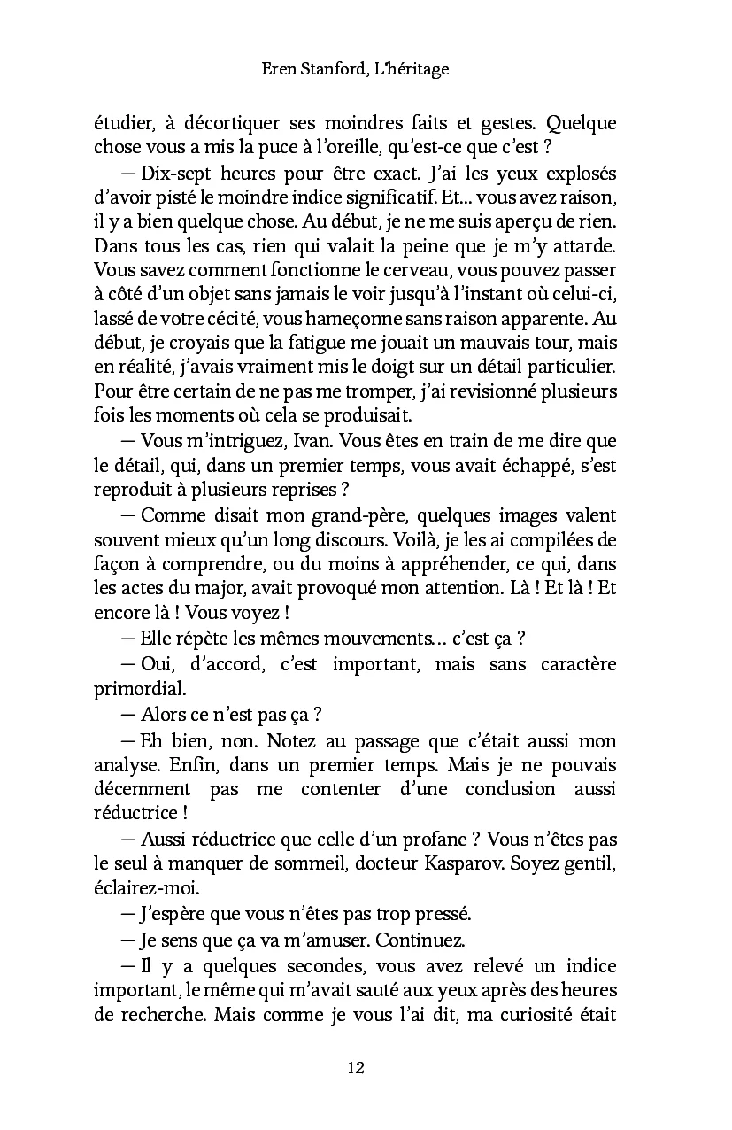 Eren Stanford, L'héritage - Image 9