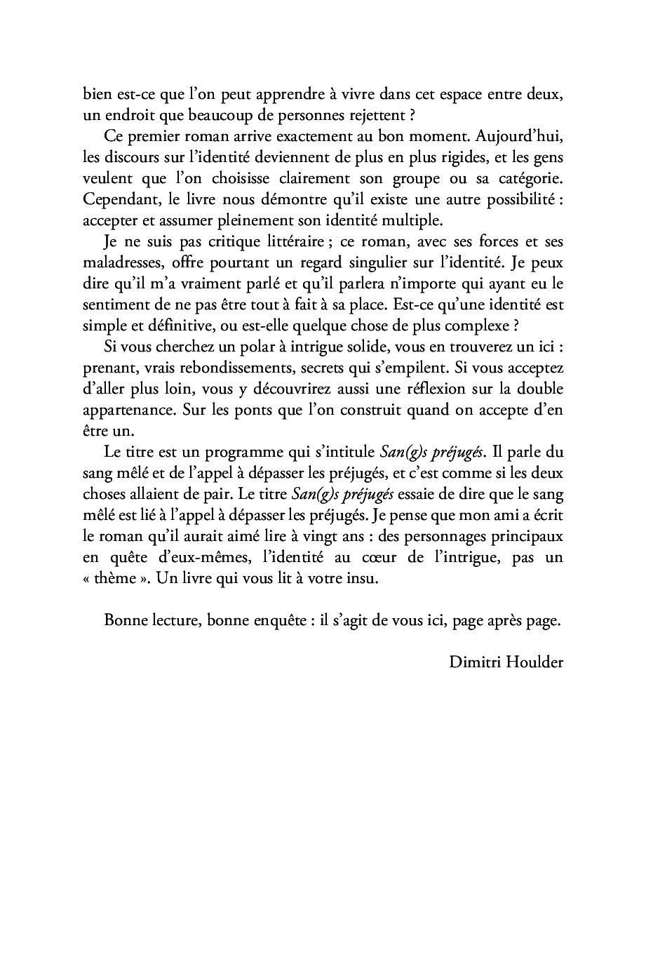 San(g)s préjugés - Image 36
