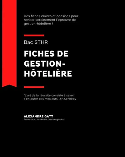 Fiches de gestion-hôtelière: Bac STHR - Image 4