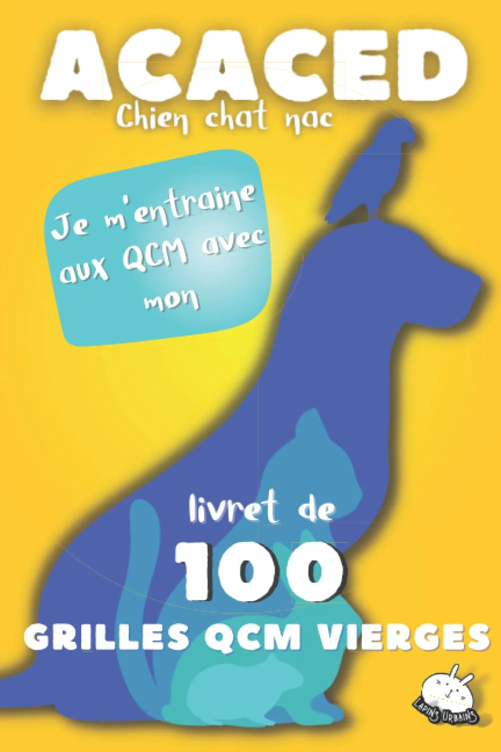 ACACED chien chat nac: je m'entraine aux QCM avec mon livret de 100 GRILLES DE QCM VIERGES - Image 3